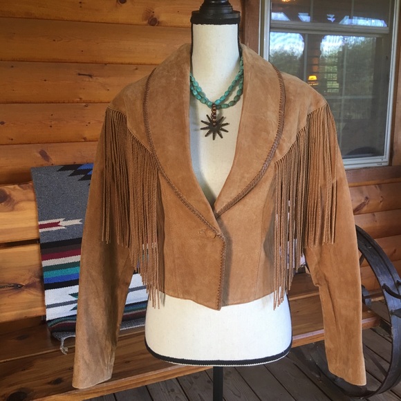 Cripple Creek Jackets & Blazers - CRIPPLE CREEK Suede Fringe Jacket